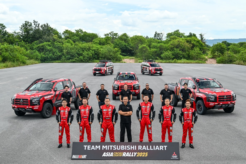 Triton Siap Taklukkan Asia Cross Country Rally 2025, Mitsubishi Motors Turunkan Tiga Mobil - lajuroda.com