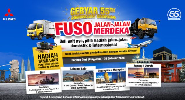 Mitsubishi Fuso Jalan-Jalan Merdeka, Hadirkan Hadiah Wisata - lajuroda.com