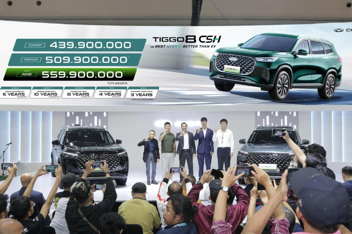 Chery Perluas Lineup Hybrid Premium lewat TIGGO 8 CSH Comfort & AWD - lajuroda.com