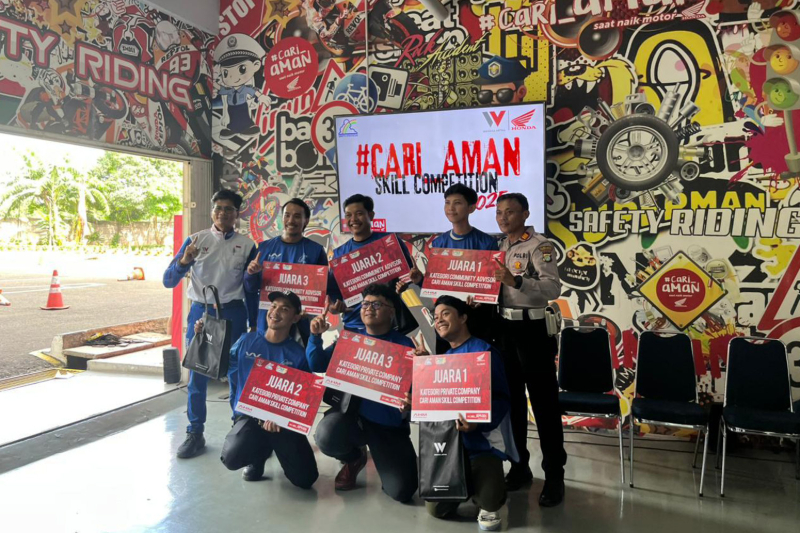 Wahana Makmur Sejati Gelar Safety Riding Skill Cari Aman Competition 2025, Edukasi Keselamatan Berkendara di Tangerang - lajuroda.com