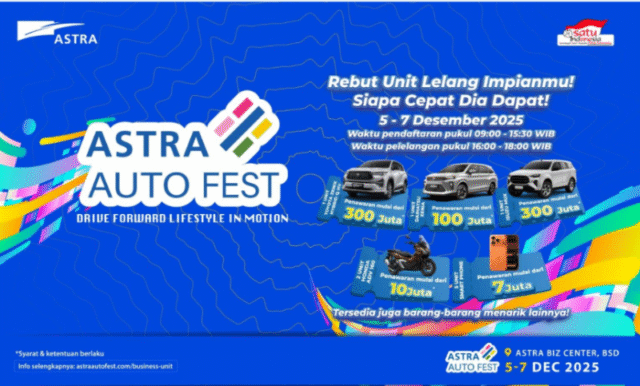 Astra Auto Fest 2025 Kembali Digelar di Astra Biz Center BSD - lajuroda.com