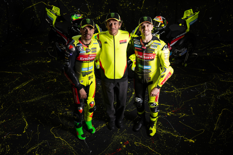 VR46 Racing Team Luncurkan Livery Hitam-Kuning MotoGP 2026 - lajuroda.com