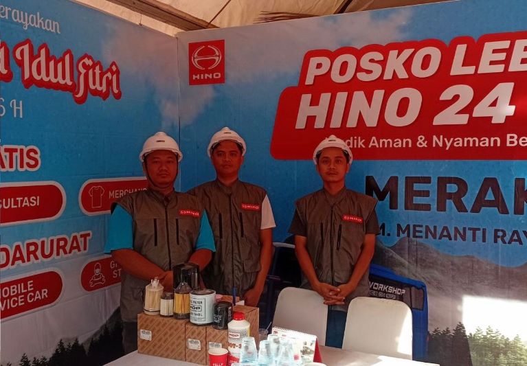 Hino Hadirkan Posko Lebaran 2026 di 18 Titik Jalur Mudik, Operasi 24 Jam untuk Dukung Kelancaran Transportasi Nasional - lajuroda.com