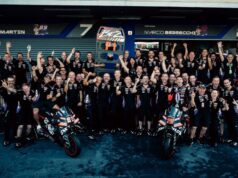 Aprilia Dominasi Seri Pembuka MotoGP 2026 di Buriram, Marco Bezzecchi Cetak Hattrick Kemenangan Beruntun Aprilia Dominasi Seri Pembuka MotoGP 2026 di Buriram, Marco Bezzecchi Cetak Hattrick Kemenangan Beruntun - lajuroda.com