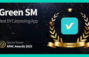 Green SM Raih “Best EV Carpooling App” di Sensor Tower APAC Awards 2025, Catat Pertumbuhan MAU 114,4% Green SM Jadi Aplikasi Carpooling EV Terbaik Asia-Pasifik 2025 Versi Sensor Tower - lajuroda.com