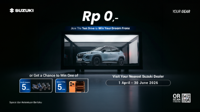 Suzuki Fronx Hadirkan Marvelous Test Drive Campaign 2026, Berhadiah Mobil hingga iPhone 17 Pro - lajuroda.com