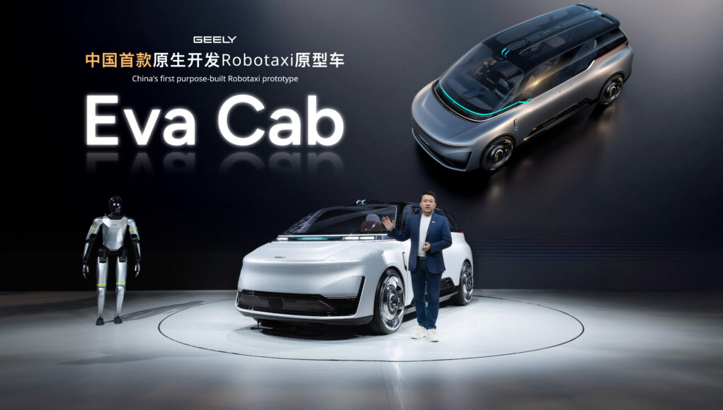 Geely Kenalkan Robotaxi EVA Cab di Auto China 2026, Siap Beroperasi Tanpa Sopir pada 2027 Geely Kenalkan Robotaxi EVA Cab di Auto China 2026, Siap Beroperasi Tanpa Sopir pada 2027 - lajuroda.com