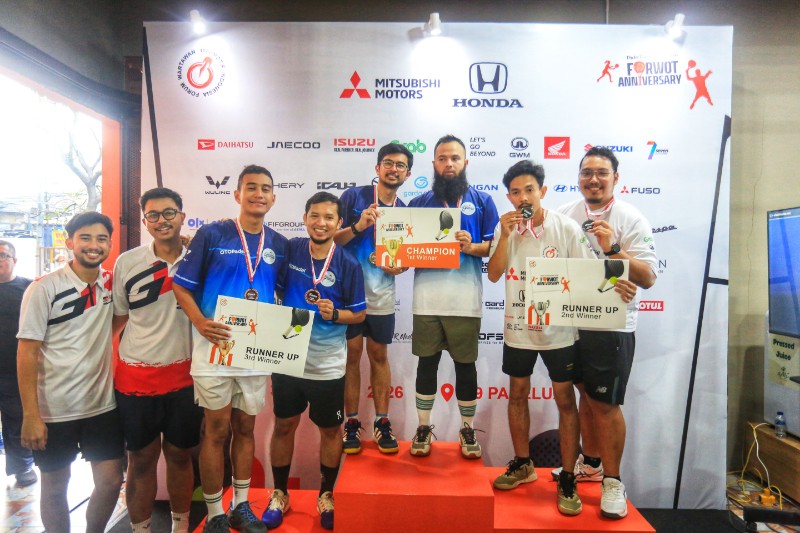 FORWOT Perkuat Kemitraan Industri Lewat Padel Tournament pada Perayaan Ulang Tahun ke-23 - lajuroda.com