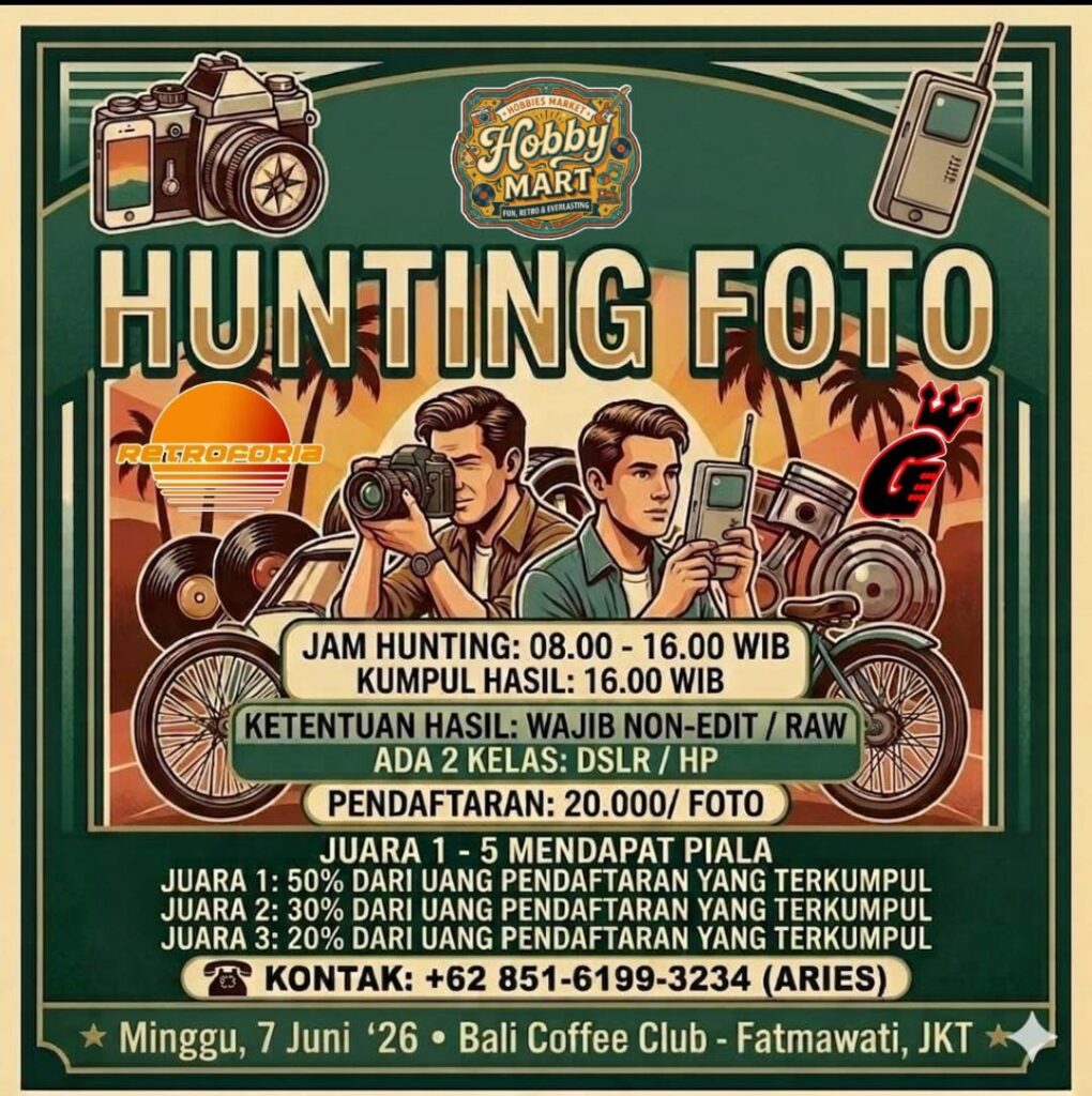 HOBBY MART Resmi Digelar 7 Juni 2026, Hadirkan Puluhan Tenant dan Komunitas Hobi - lajuroda.com