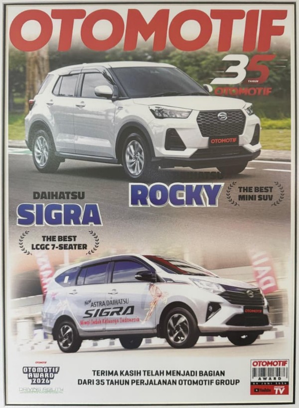 Otomotif Award 2026 Daihatsu Sigra & Rocky Daihatsu Borong Dua Penghargaan OTOMOTIF Award 2026 Lewat Sigra dan Rocky - lajuroda.com