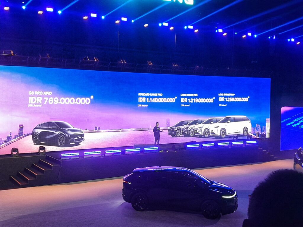 XPENG Indonesia, Hadirkan Mobil Listrik Teknologi AI dan Performa Tinggi MPV Premium X9 Facelift dan SUV G6 AWD di V1SION Night 2026 - lajuroda.com