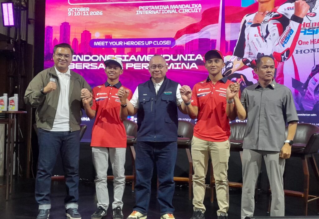 Pertamina dan ITDC Ajak Masyarakat Dukung Mario Aji dan Veda di MotoGP Mandalika 2026 - lajuroda.com