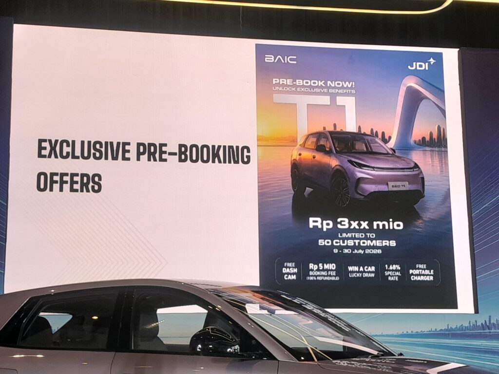 BAIC T1 Resmi Diluncurkan, Awali Era Kendaraan Listrik BAIC di Indonesia Target 1.000 Unit hingga Akhir 2026 - lajuroda.com