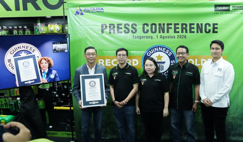 Tekiro Mechanic Competition 2026 Raih Guinness World Records, Libatkan Lebih dari 89 Ribu Siswa SMK - lajuroda.com