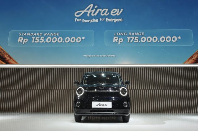Wuling Aira ev telah resmi dipasarkan di Indonesia di GIIAS 2026 dengan dua pilihan varian yang ditawarkan dengan harga kompetitif Wuling Aira ev Raih 3.500 SPK dalam Dua Pekan - lajuroda.com